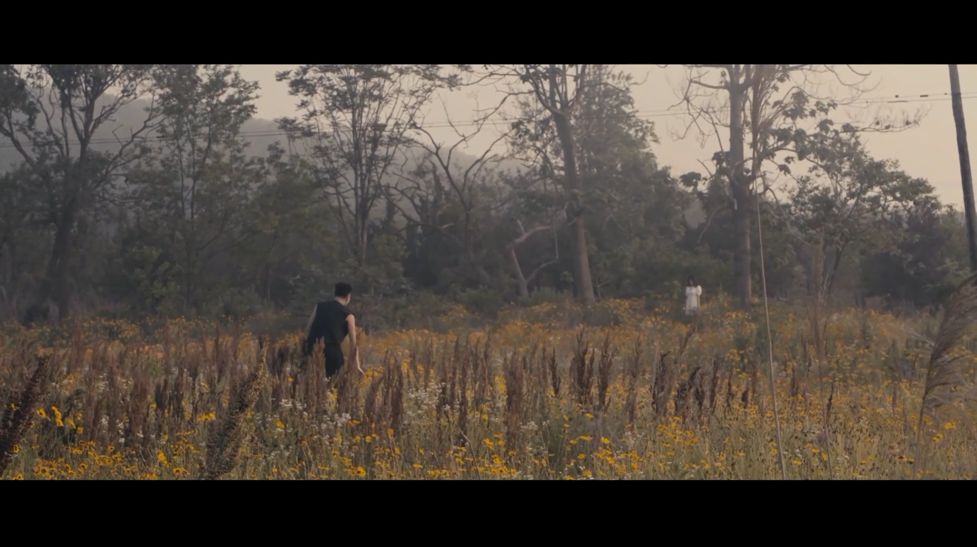 Film 02 cover: a figure crossing a field